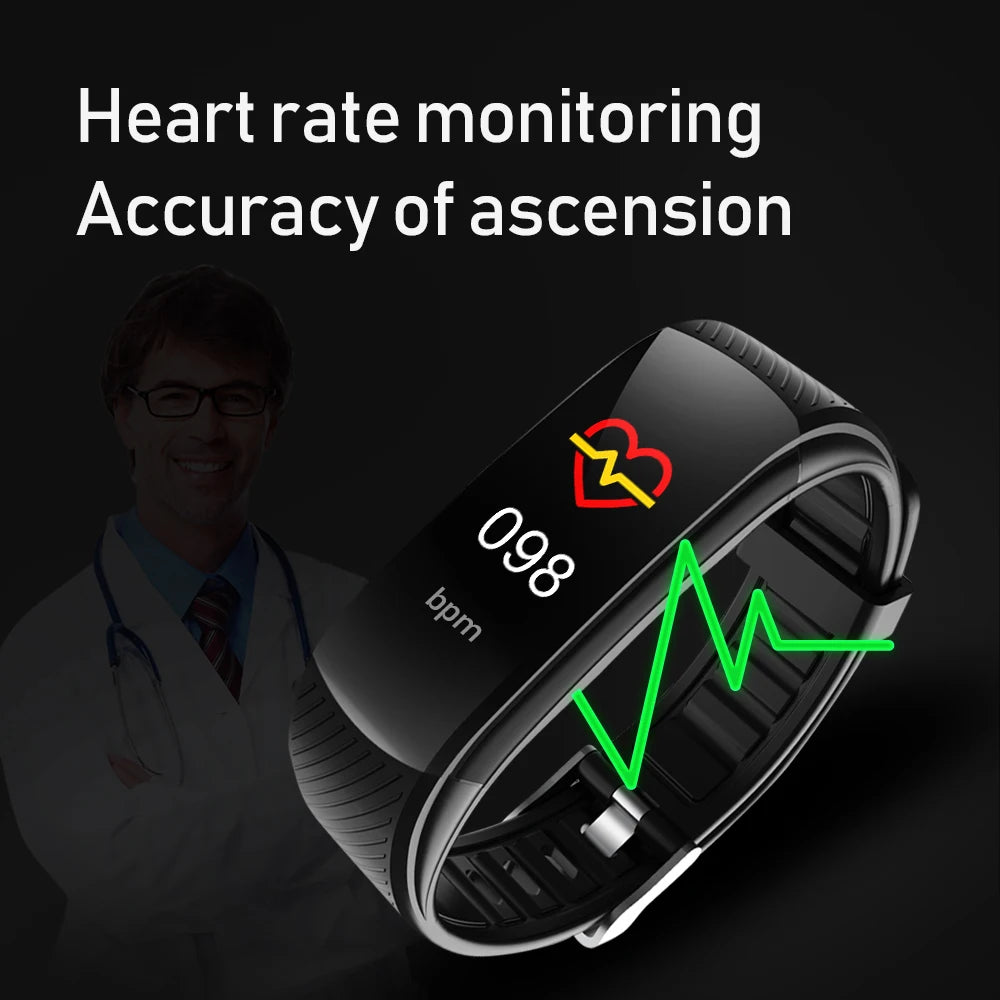 Heart Rate Weather Smart Watch