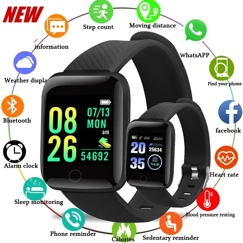 Blood Pressure Heart Rate Fitness Tracker